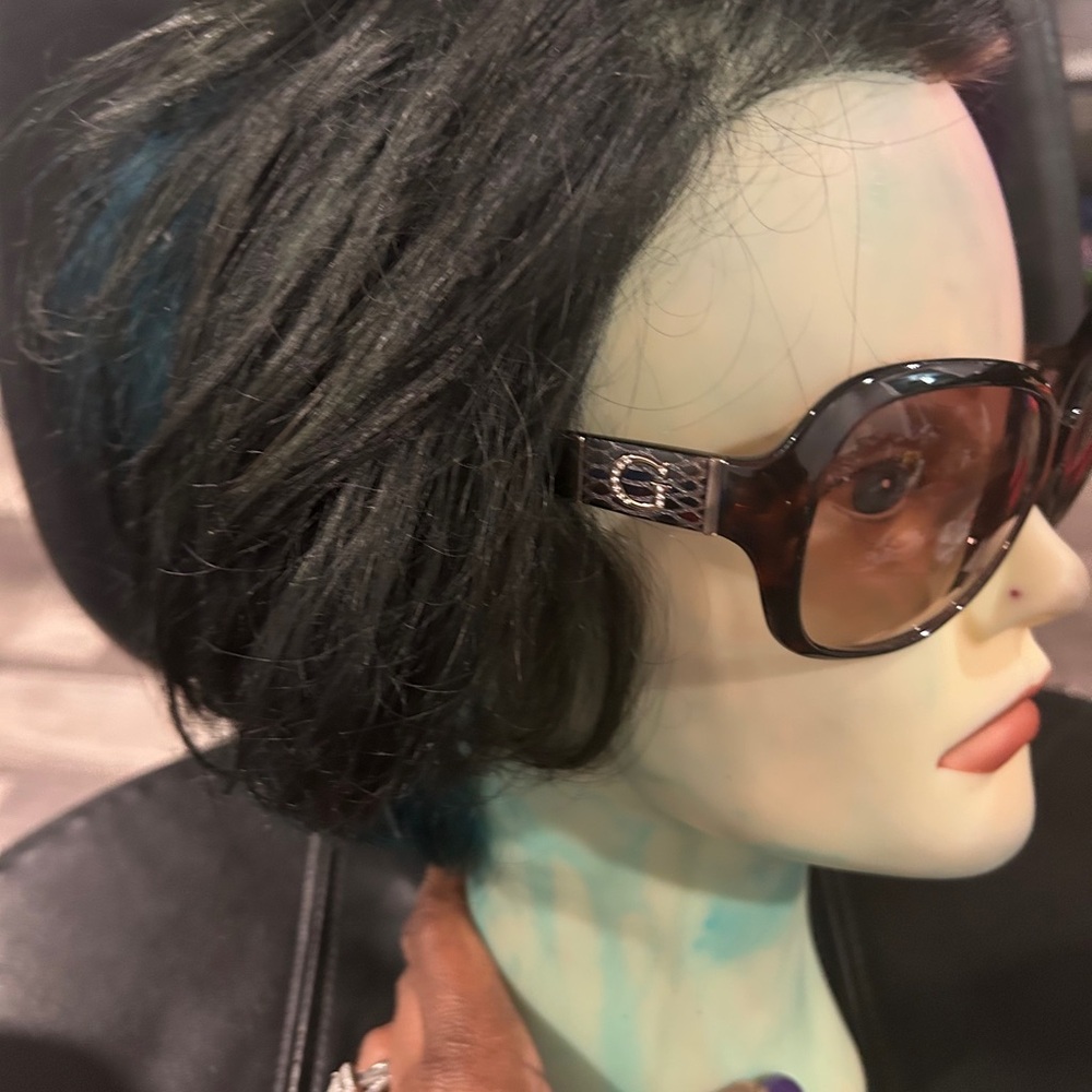 Guess Brown Gradient Oversized Shield Sunglasses - image 6